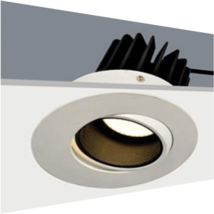 Spot Gaze Pro Ceiling Recessed Spot Light (White)