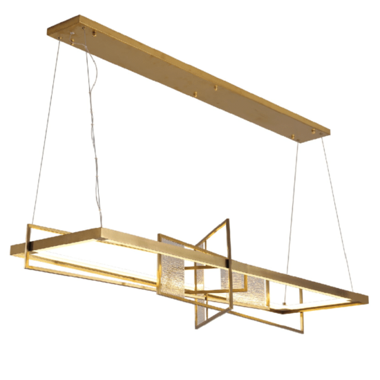 Rectangular Decor Ceiling Recessed Light (Gold)